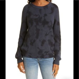 RAILS tie-dye cotton & cashmere sweater